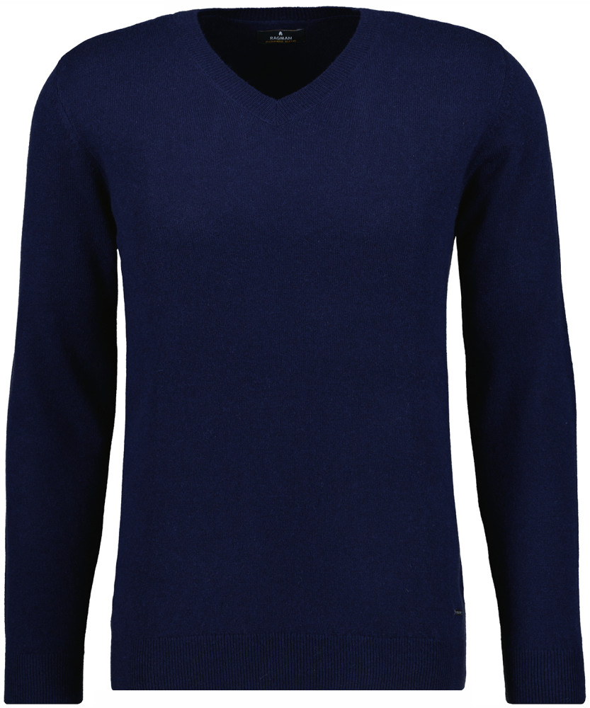 Pullover V-Ausschnitt, Merino/Kaschmir