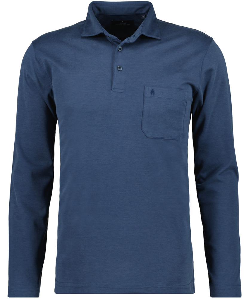 Softknit polo with Kent collar