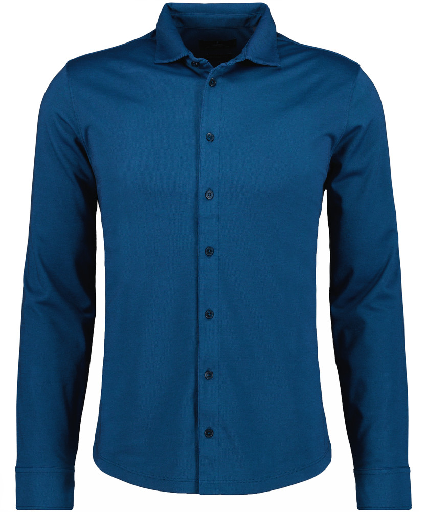 Softknit polo with Kent collar, modern fit