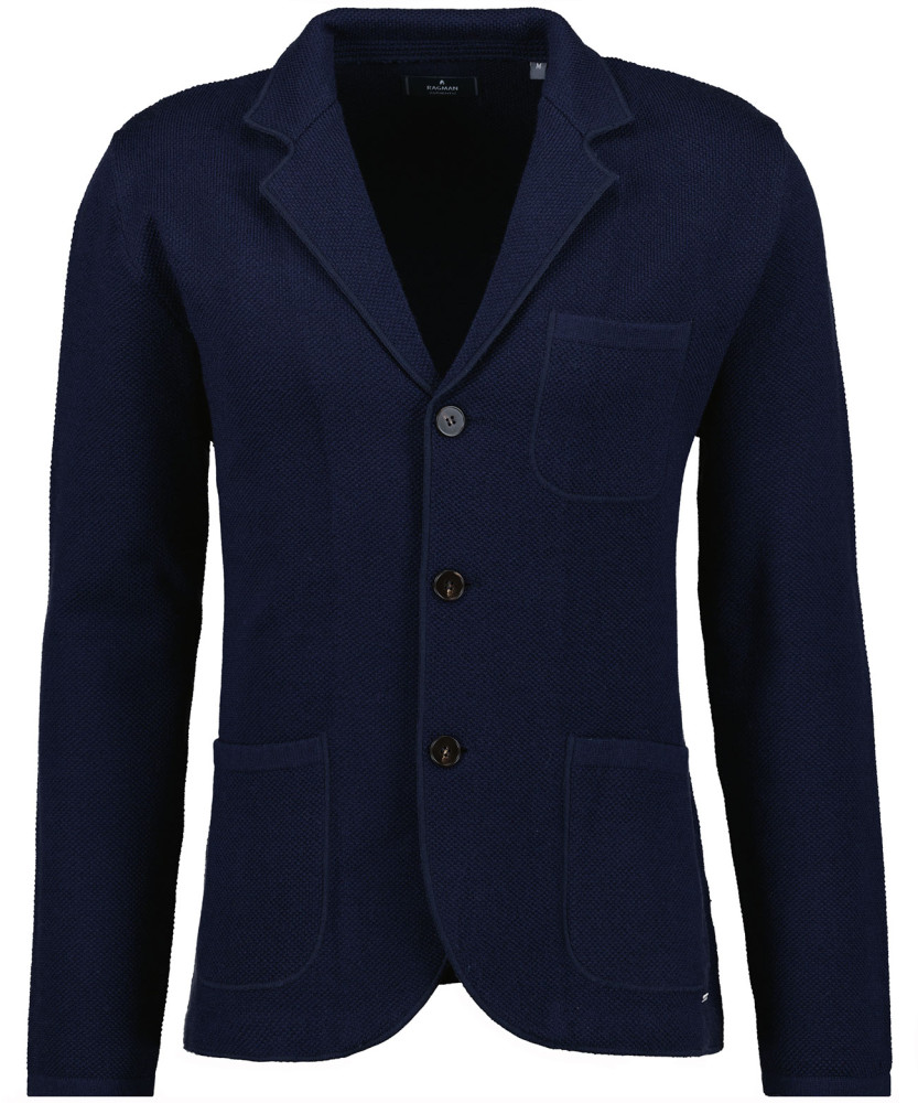 Strick-Blazer Merino-Wolle