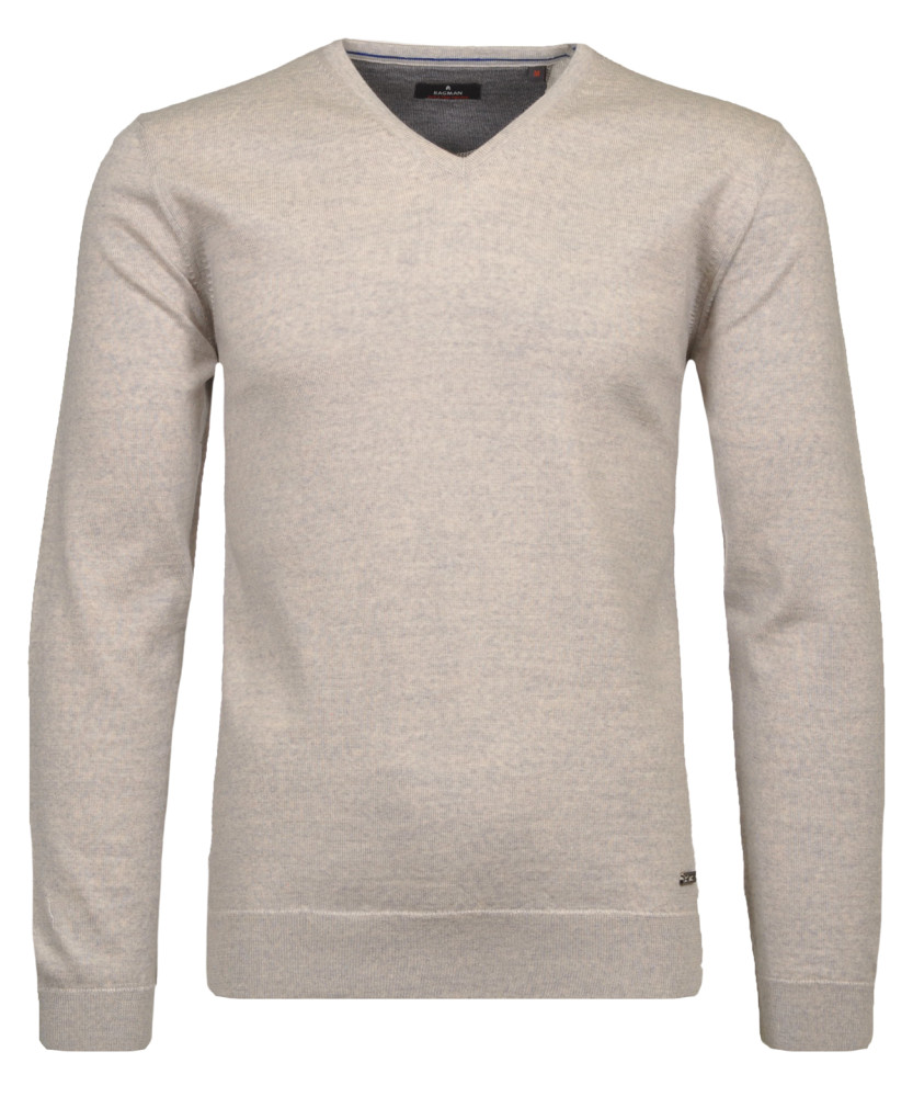 Merino-Pullover V-Ausschnitt