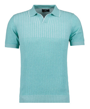 Knitted sweater short sleeve, resort collar