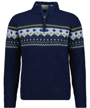 Sweater with stand up collar norwegian style