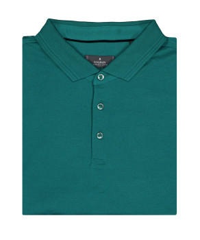 Mercerisiertes Poloshirt uni