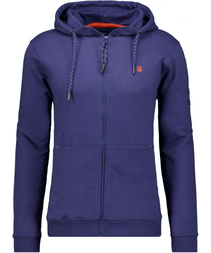 Hoodie Sweatjacke Blau-794