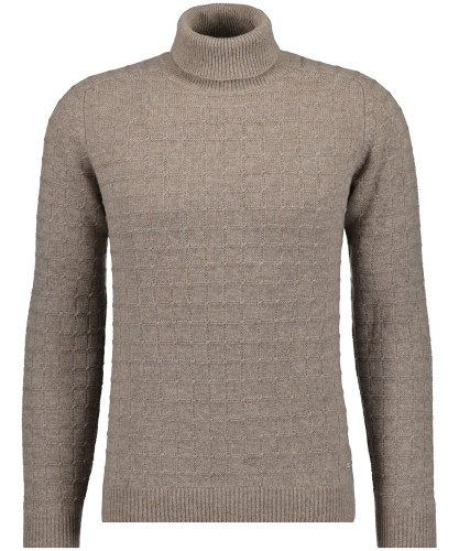 Rollkragen-Pullover, Merino/Kaschmir 