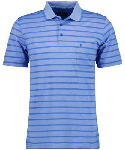 Jersey Softknitpolo gestreift 