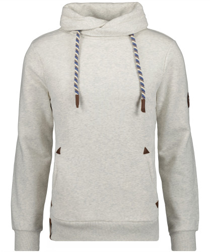 LONG & TALL Maseltov Sweatshirt Grau-Melange-012