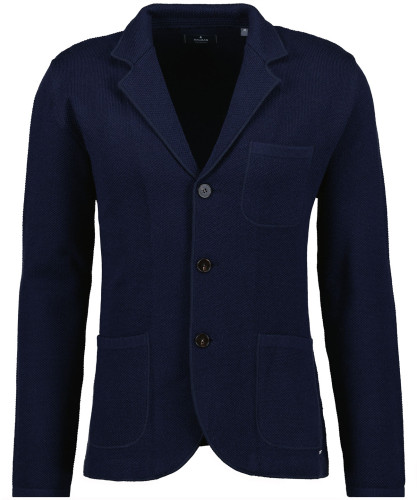 Knitted blazer Merino wool Navy-070