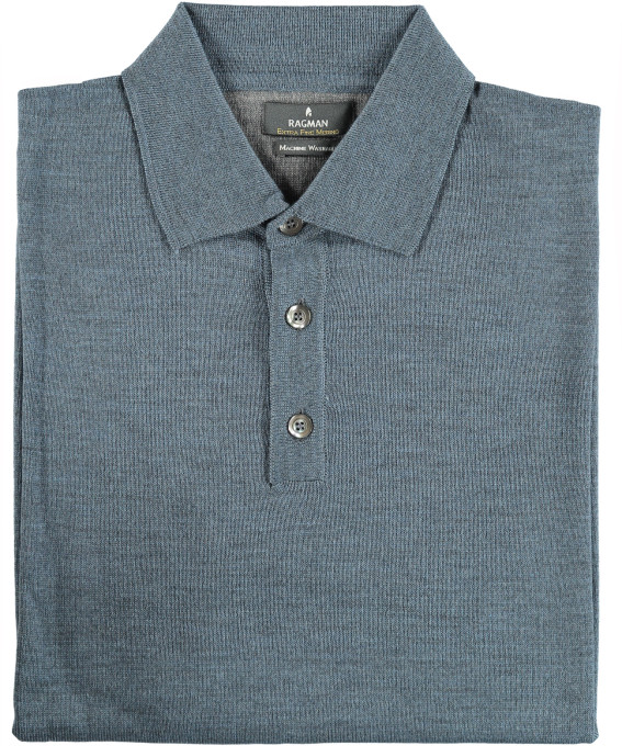 merino polo sweater