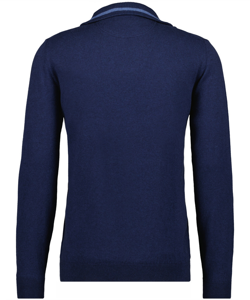 RAGMAN Sweater mit stand up Ragman zip men\'s and collar | fashion