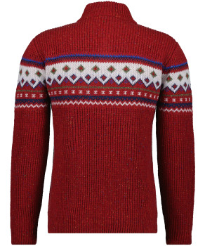 Sweater with stand up collar norwegian style