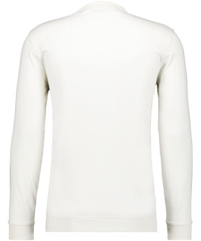 Round neck long sleeve with bottom rib