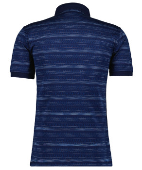 Jacquard polo, mercerized cotton