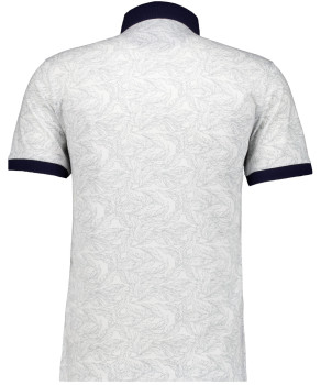 Polo alloverprint, merc. cotton