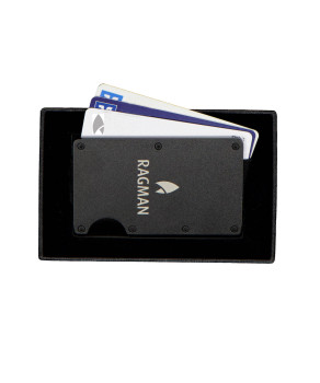 Slim Wallet mit RFID-Schutz und Money-Clip